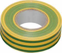 Изолента желто-зеленая 15*10 PVC