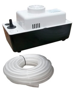Насос CONIBO для откачивания конденсата, оснащен 3/8'' прозр.шланг 6м.,автом.вкл/выкл.