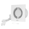 Ventilator d.100 E-EXTRA cablu+intrerupator si cordon 100m/h Europlast