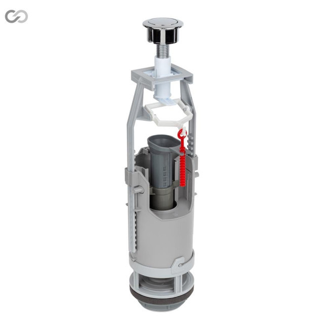 Mecanizm scurgere WC (AS-05) buton SoloPlast