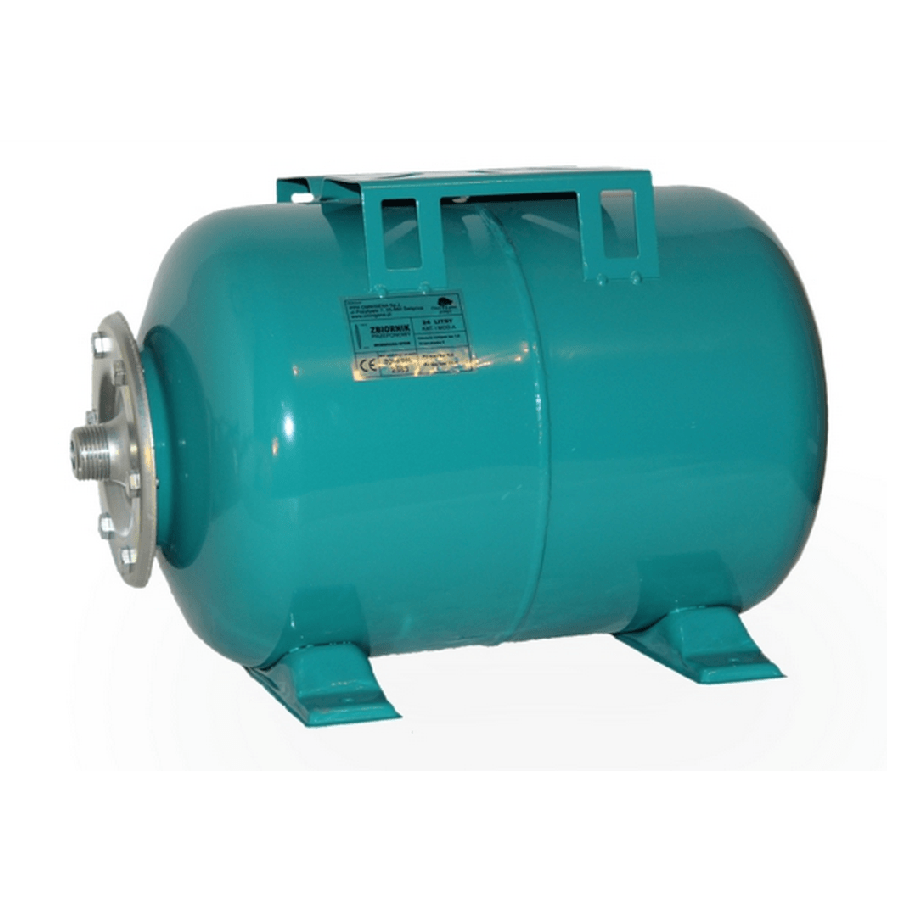 Бак 50L (OMNIGENA) горизонтальный  с манометром