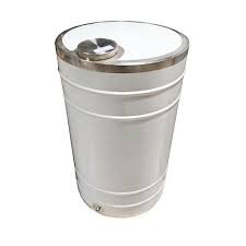 Бочка круглая 250 литров 140x0.8mm, AISI 304