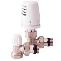Set robinet cap termostat cu retur ICMA 1/2