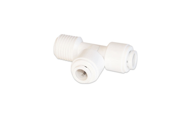 Teu 1/4 M x 1/4  tub x 1/4 tub