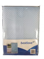 Шторка для душа 180*180 (голубой)