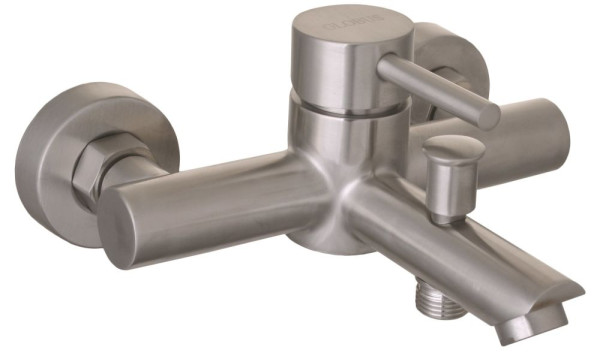 Смеситель для ванны корот.гусак INOX