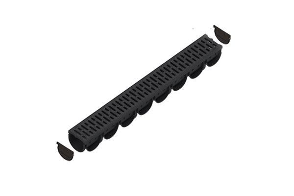 088201 Complect Rigola Spark 3 PP DN100 1000x130x100 cu gratar OT ZN A15