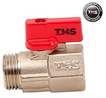 Красный мини кран FM 1/2" THS 42