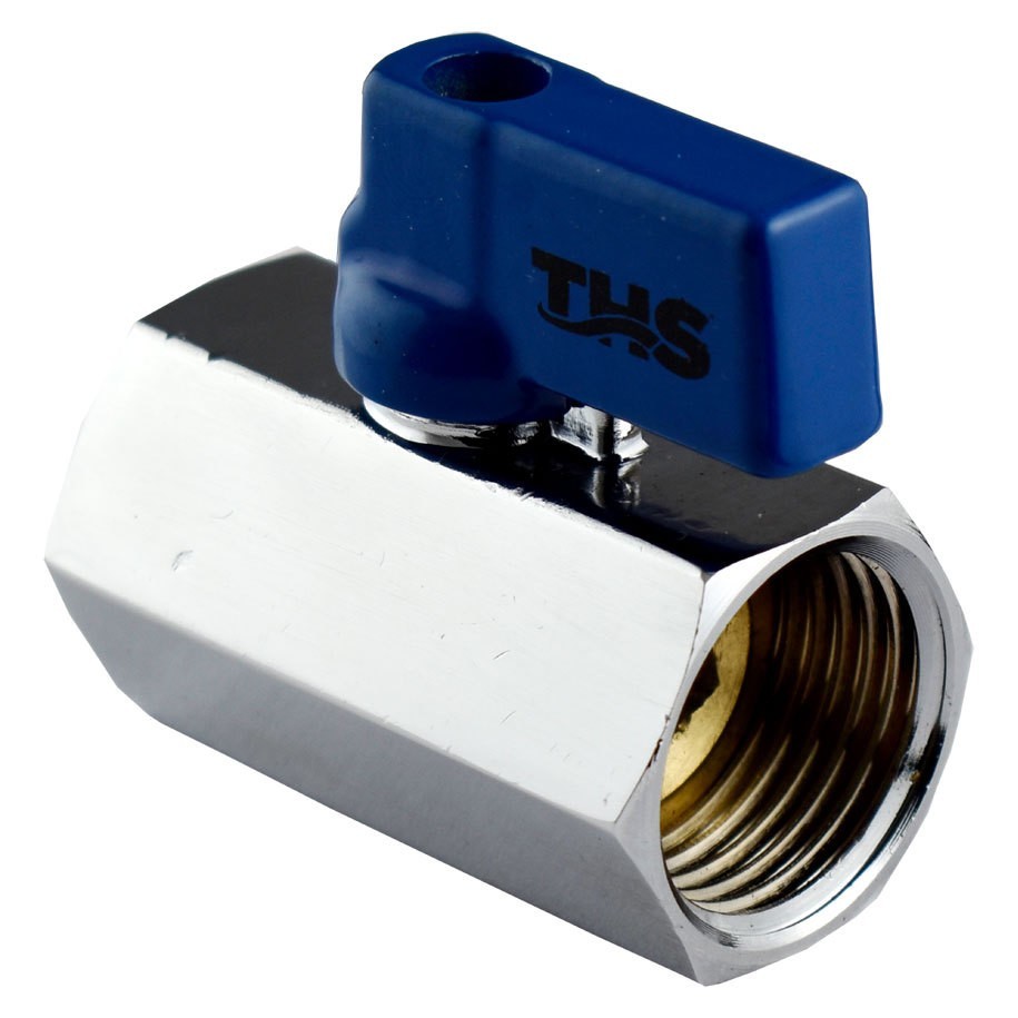 Мини кран синий FF 1/2" THS 4231